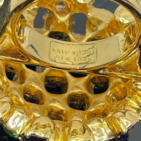 KATE SPADE ring gold tone size 7 - Picture 8 of 13